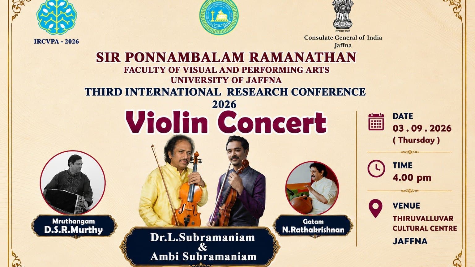 Violin Concert – IRVCPA 2026