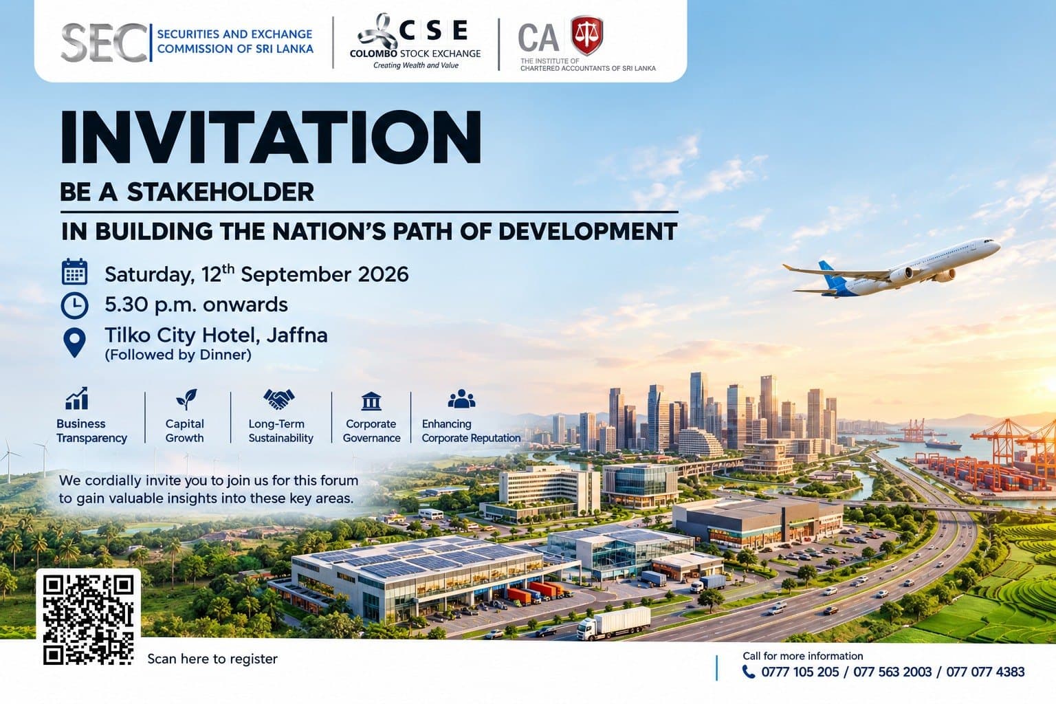 Be a Stakeholder in Building the Nation’s Path of Development