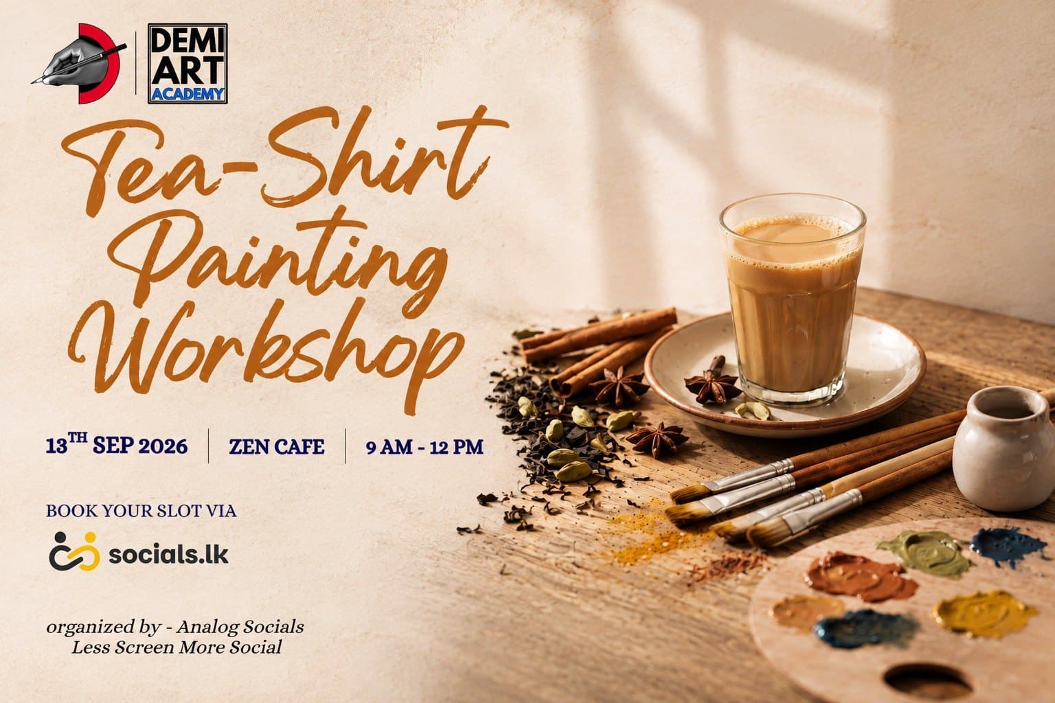 Make Your Own Tea-Shirt - Painting Workshop